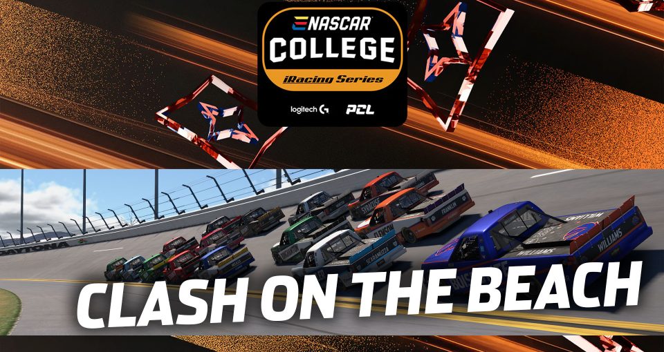 2025-26 eNASCAR College iRacing Series | Clash on the Beach | Time Attack Results