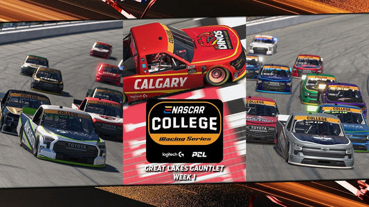 2025-26 eNASCAR College iRacing Series | Great Lakes Gauntlet | Tournament 4, Week 1 Recap