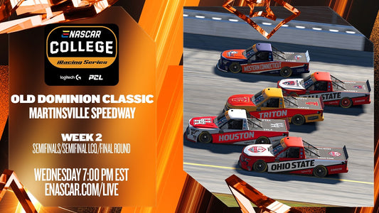 2025-26 eNASCAR College iRacing Series | Old Dominion Classic | Week 2 Tournament Preview
