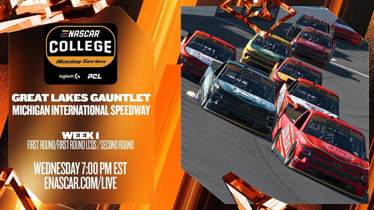 2025-26 eNASCAR College iRacing Series | Great Lakes Gauntlet | Week 1 Tournament Preview