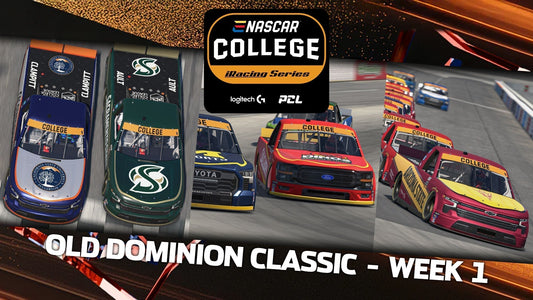 2025-26 eNASCAR College iRacing Series | Old Dominion Classic | Tournament 5, Week 1 Recap