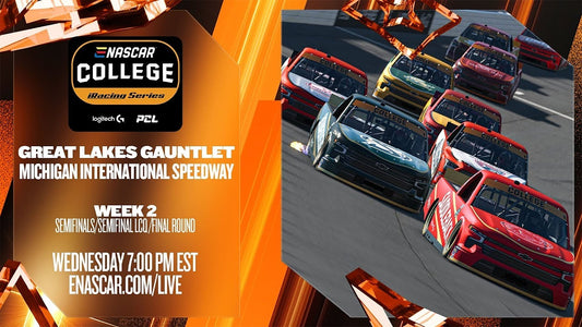 2025-26 eNASCAR College iRacing Series | Great Lakes Gauntlet | Week 2 Tournament Preview