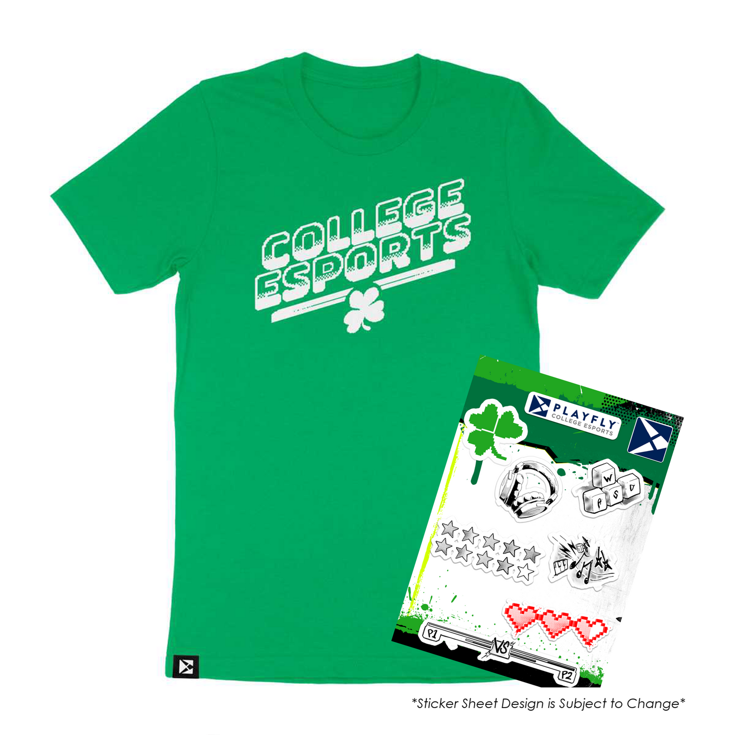 Spring 2025 Registration Merch Drop: T-Shirt + Sticker Sheet Combo